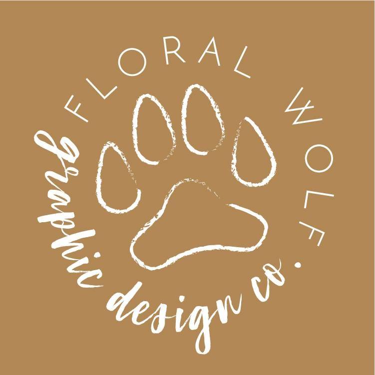 Floral Wolf Graphic Design Co. Logo