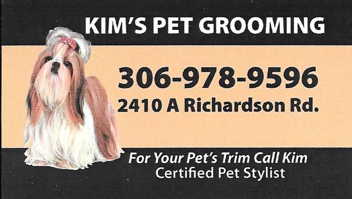 Kim’s Pet grooming logo
