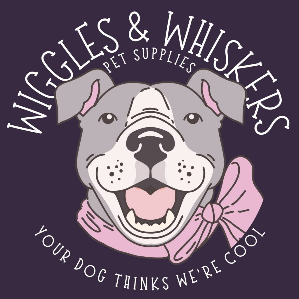 wiggles and whiskers pet supply logo