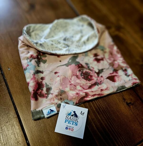 Neck Gaiter - Pink Flowers - Image 4