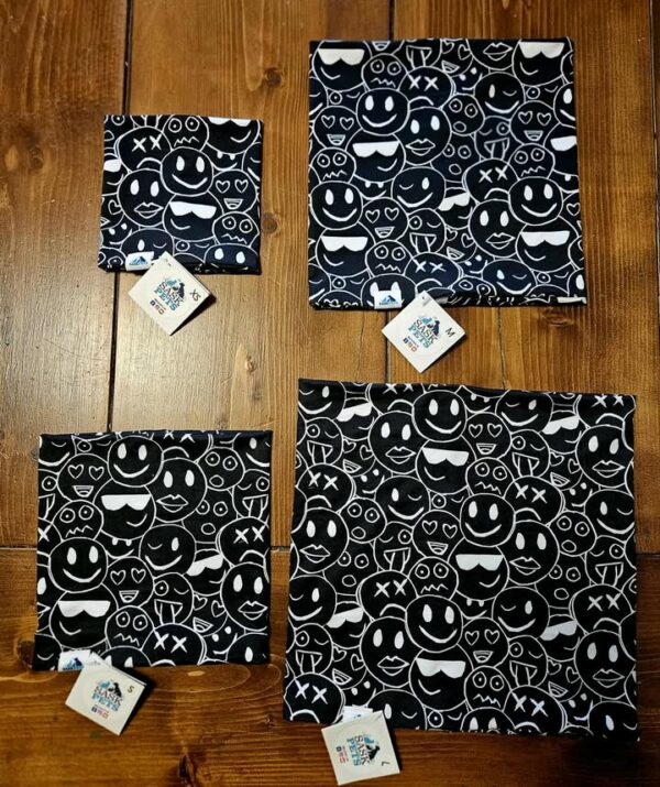 Neck Gaiter - Black Emoji - Image 2