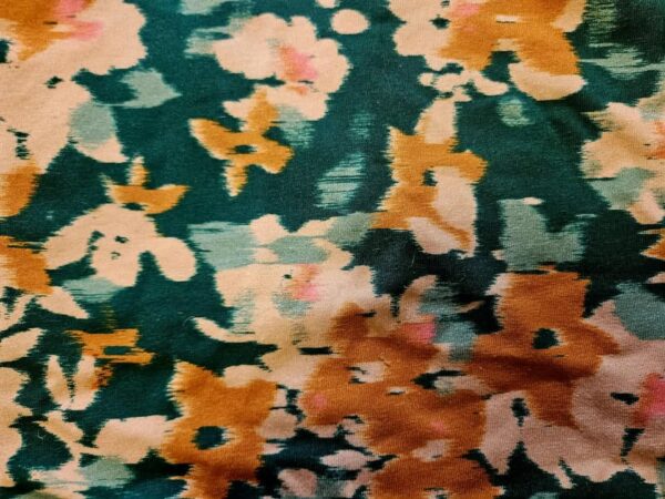 Neck Gaiter - Green Flowers - Image 3