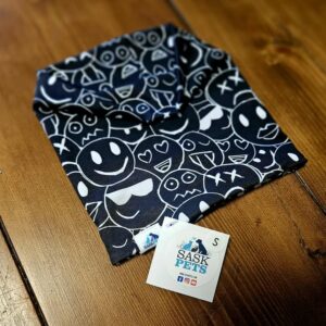 Neck Gaiter - Black Emoji