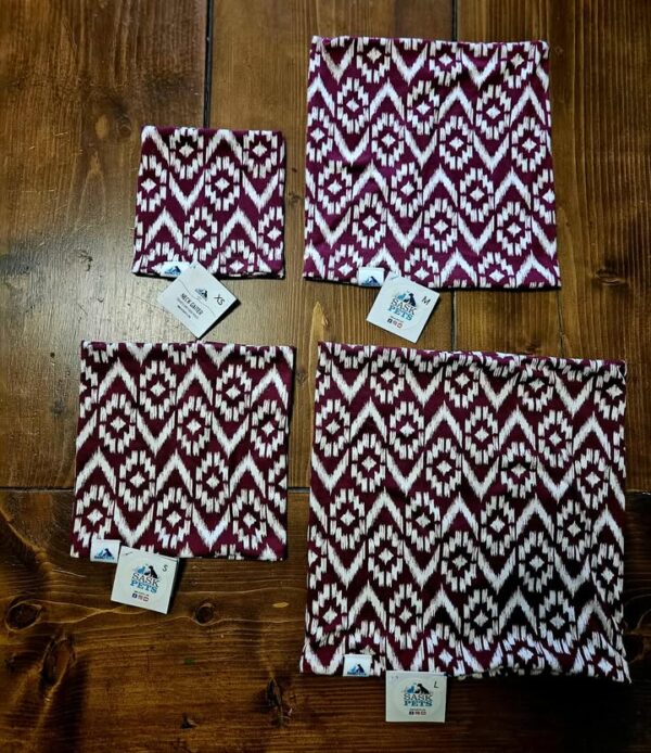 Neck Gaiter - Burgundy Boho - Image 2