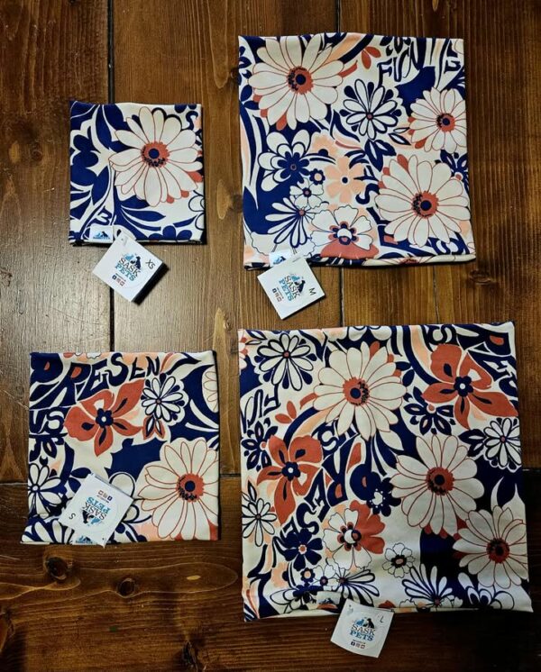 Neck Gaiter - Blue Flowers - Image 2